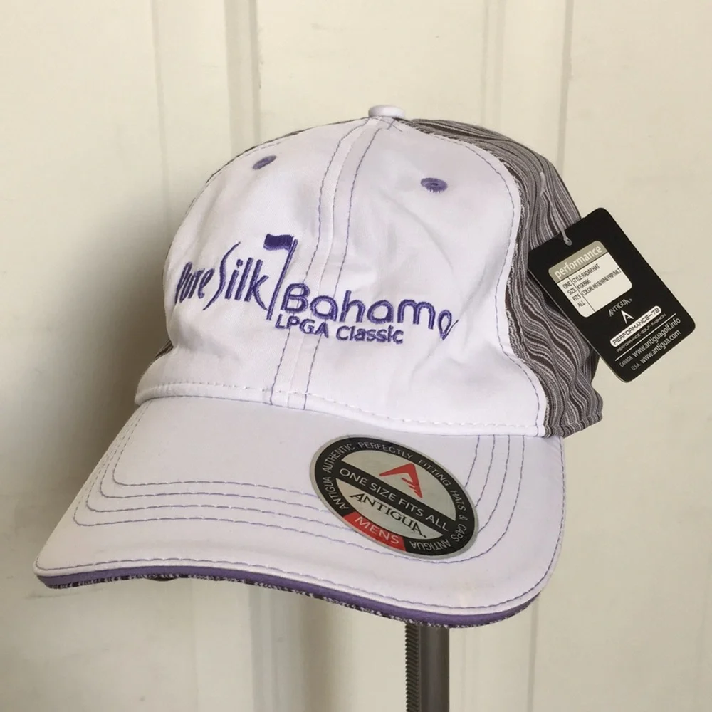 FINAL MARKDOWN Ladies NWOT Antigua PureSilk Bahamas LPGA Ball Cap